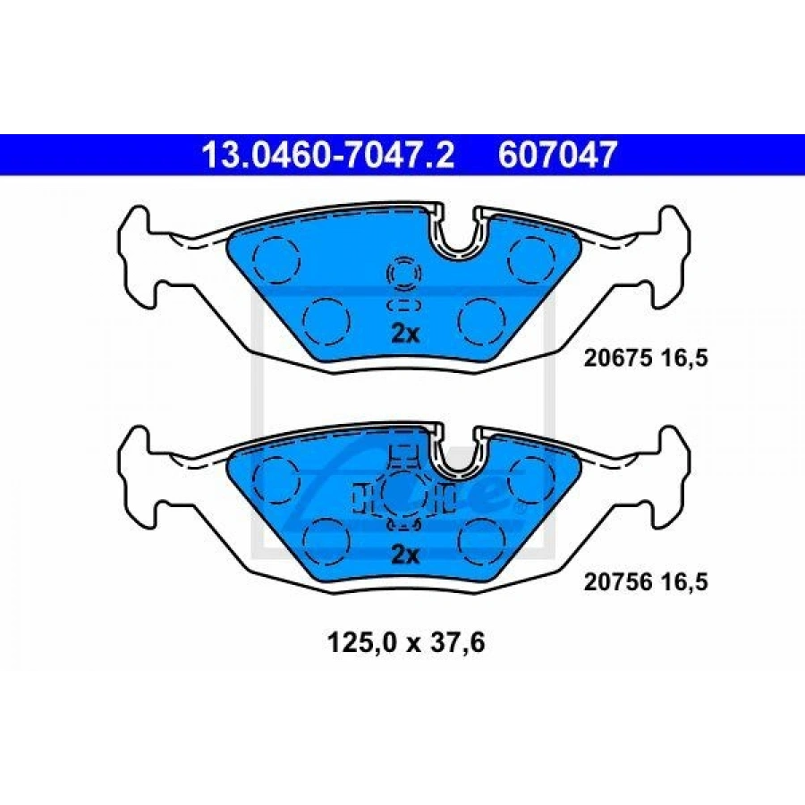 FREN BALATASI ÖN BMW E39 520İ-523İ-528İ-525TDS 96 6.03