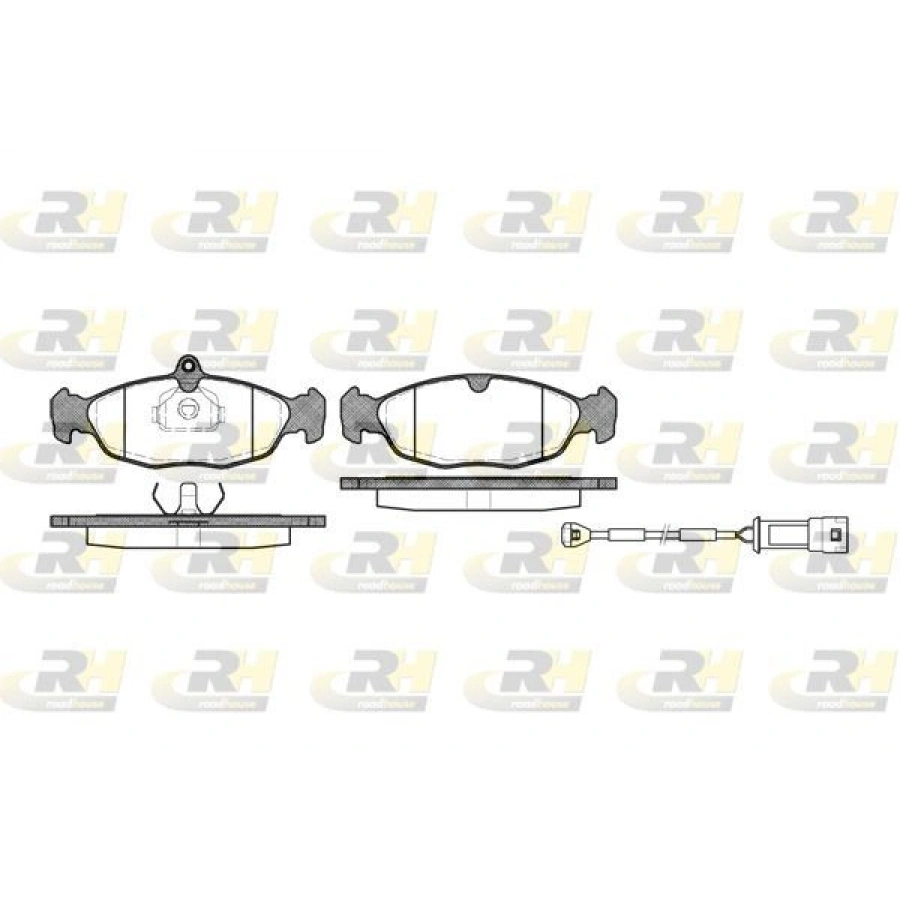 FREN BALATASI ÖN ASTRA F 91> VECTRA A 88> CORSA A 82> CORSA B 93> COMBO 93>01 TIGRA A 94> LANOS 97> NEXIA 96> XJ6 75>