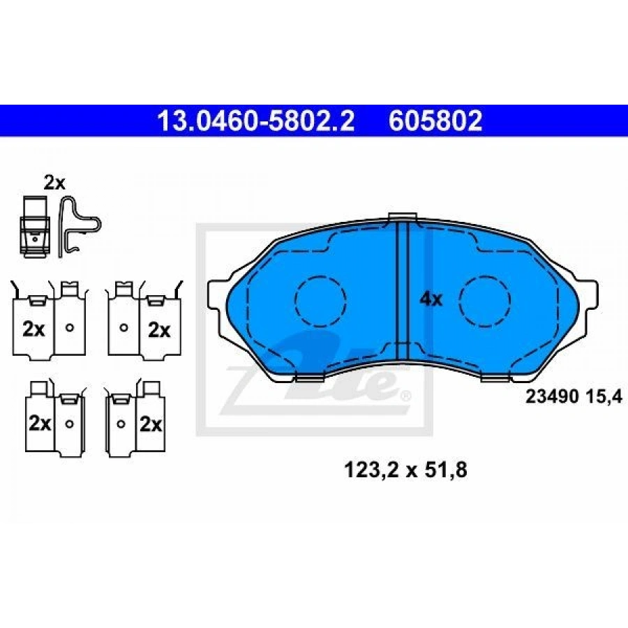 FREN BALATASI ÖN ATOS 1.0İ 12V 98 -