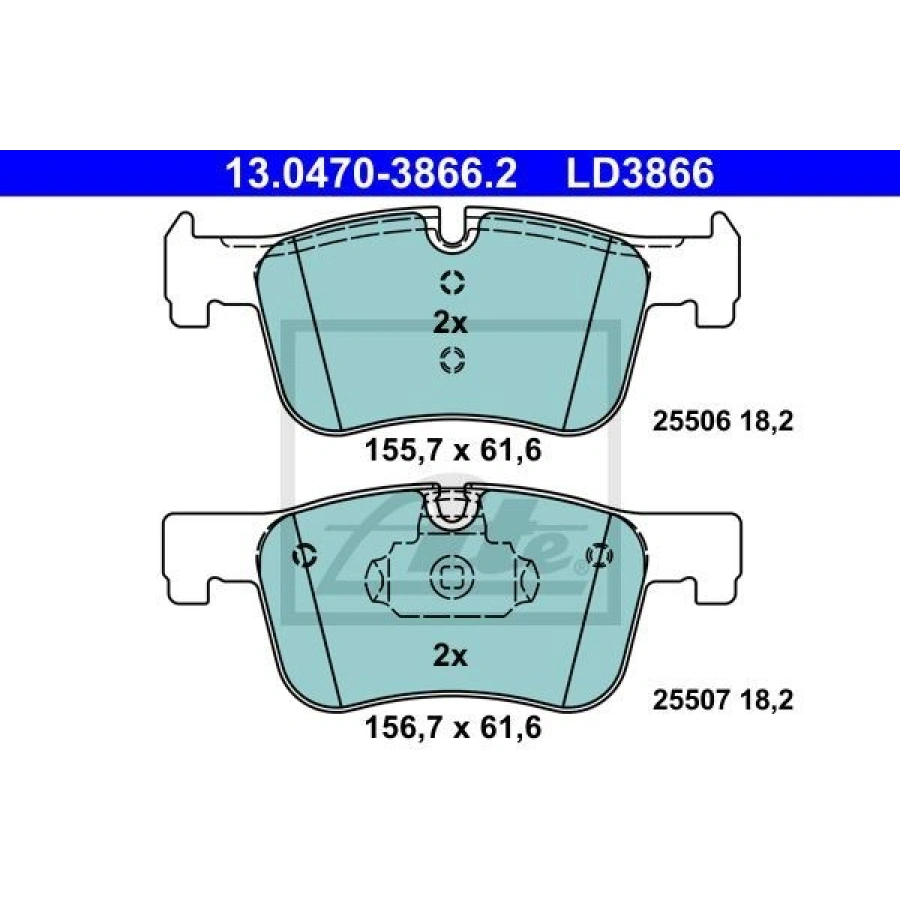 FREN BALATASI ÖN BMW 1 F20 F21 BMW 2 F22 F23