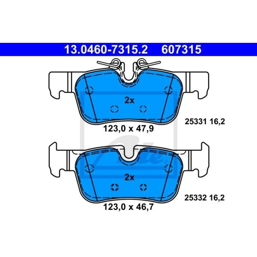 FREN BALATASI ÖN BMW 216D-218D-218D XDRİVE-216İ 13 MINI COOPERS-COOPERSD 13