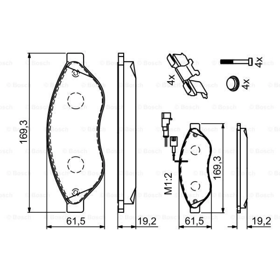 FREN BALATASI ÖN BOXER / JUMPER / DUCATO B.M 06-
