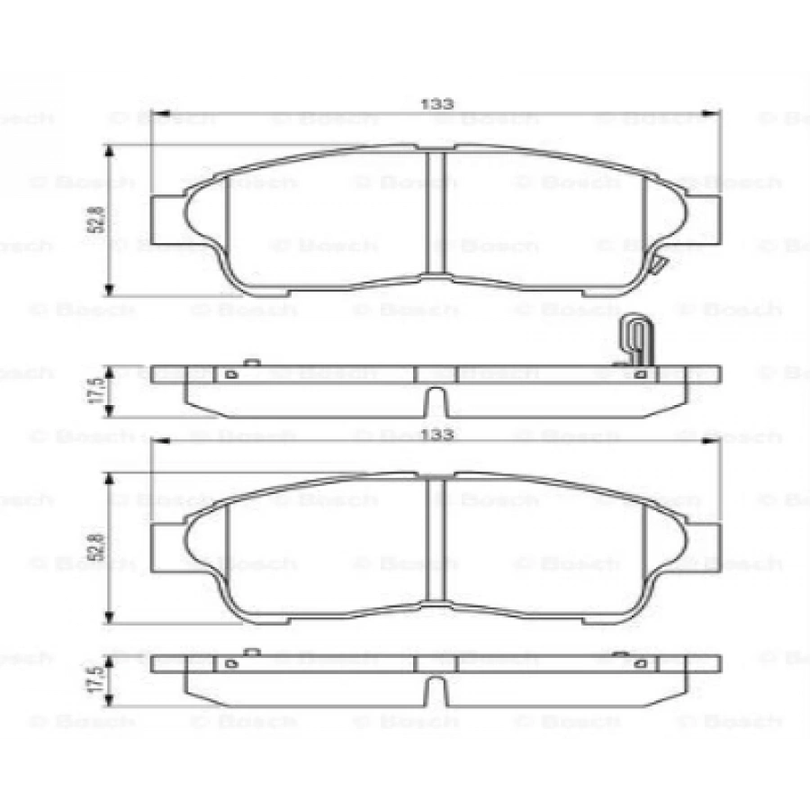FREN BALATASI ÖN . COROLLA (E10, E11) : RAV4 (A1) 95-00 : CORONA (T19) 92-97 : CARINA E (T19) 96-97 1.6:1.3 16V:1.4 93-01