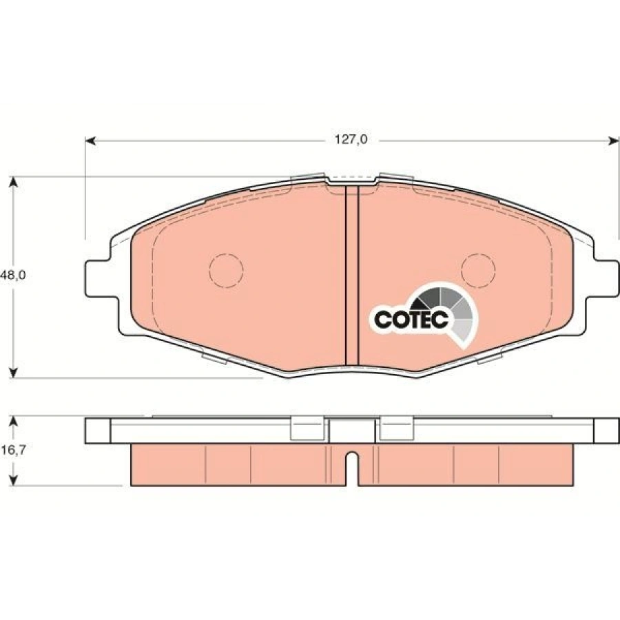 FREN BALATASI ÖN CRAFTER ÇİFT TEKER BALON TEKER 2.5 TDI 04 06 5.000KG SPRINTER 3 5 06.06 GDB1696