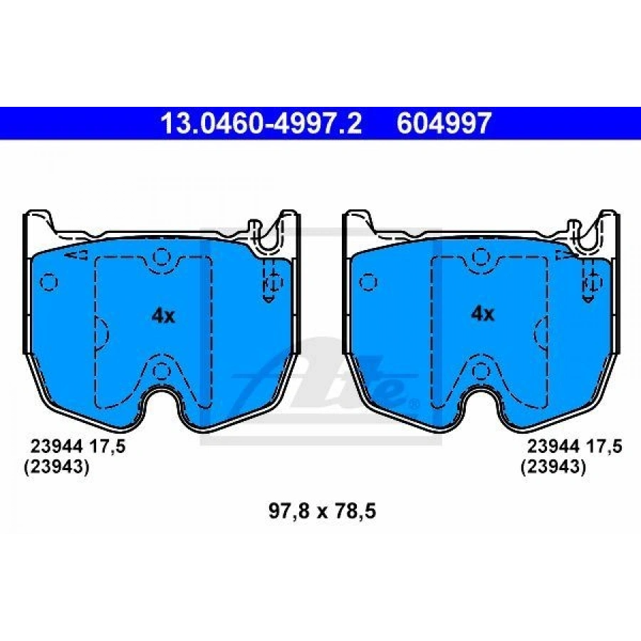 FREN BALATASI ÖN FİŞLİ MERCEDES W211 ESERİSİ E240 E220 CDI E270 CDI E200 CDI E55 02 12.08 S211 0209
