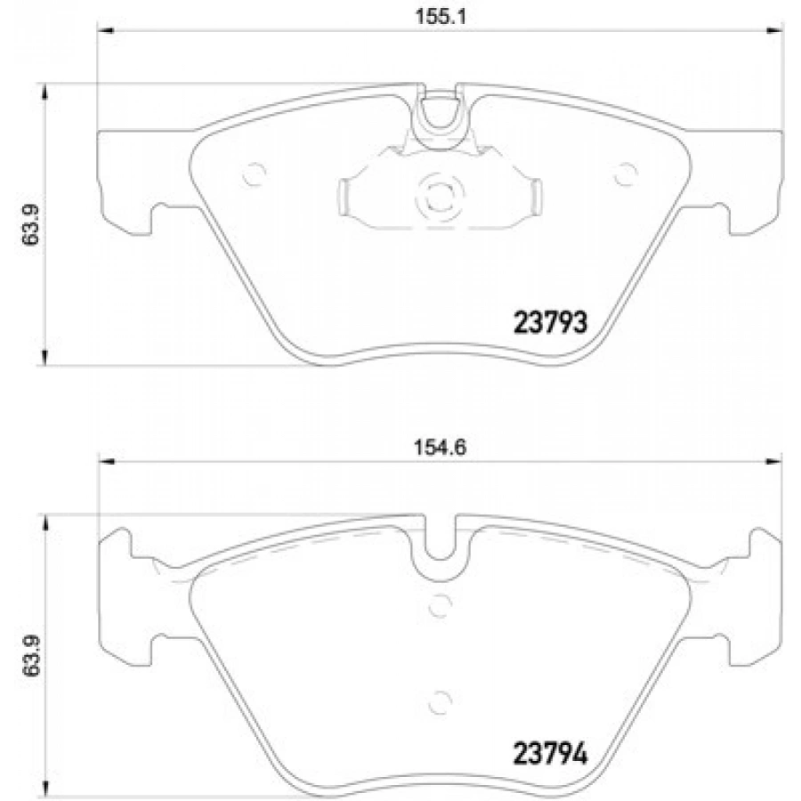FREN BALATASI ÖN E60-E60 LCI-E61-E61 LCI BM 03-10