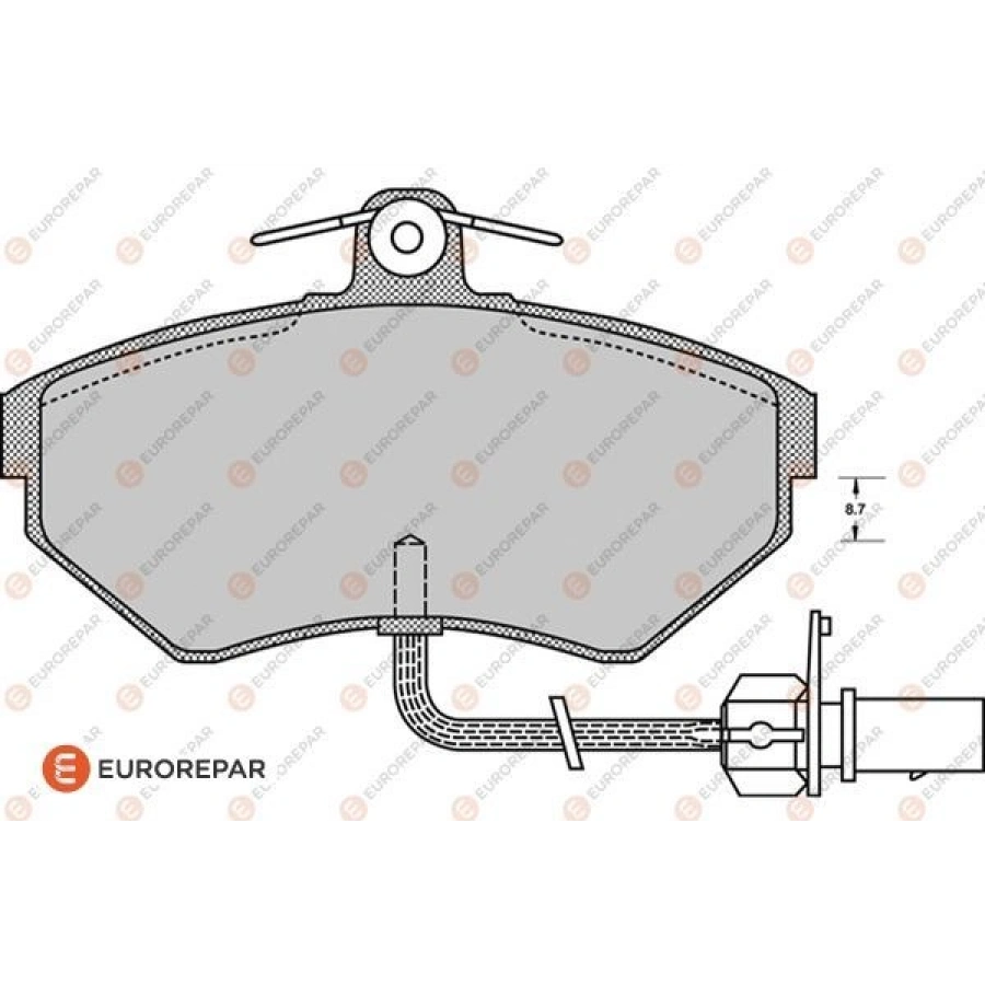 FREN BALATASI ÖN FDB1451 / GDB1366 (ALTTAN FISLI) PASSAT-A4 BM 97-