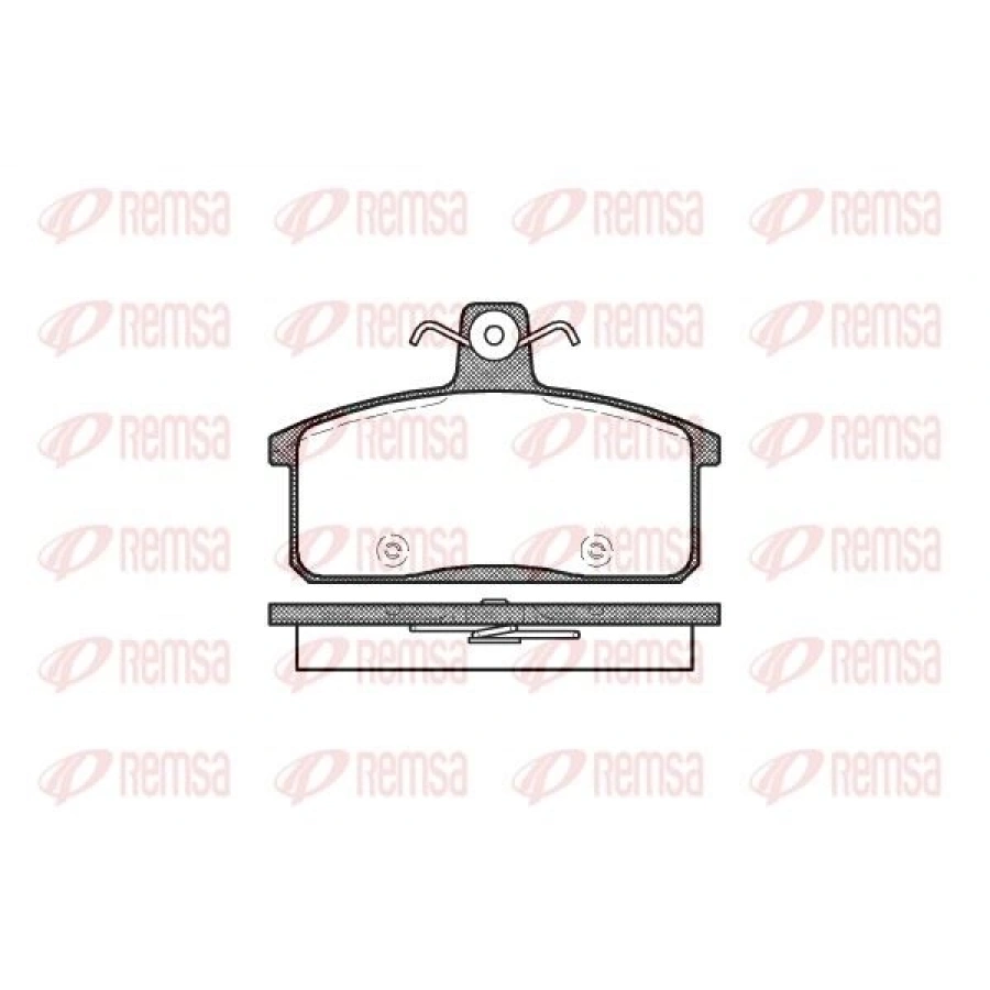 FREN BALATASI ÖN FİŞLİ A3 PASSAT CADDY GOLF5 GOLF6 JETTA A3 LEON 04