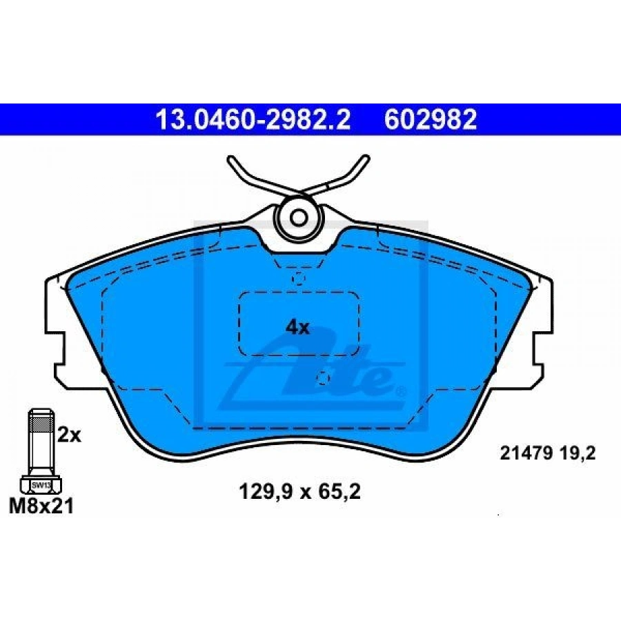 FREN BALATASI ÖN FİŞLİ TRANSPORTER T4 90>03
