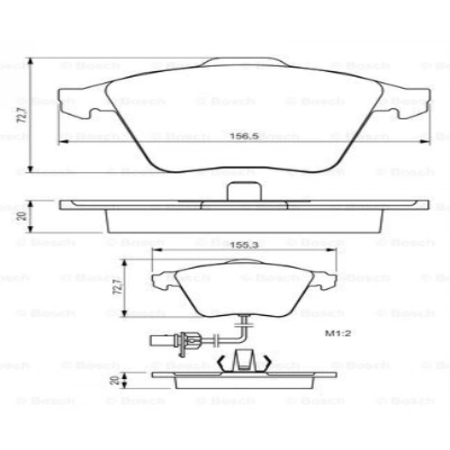 FREN BALATASI ÖN GDB1528 A6 BM 01-04