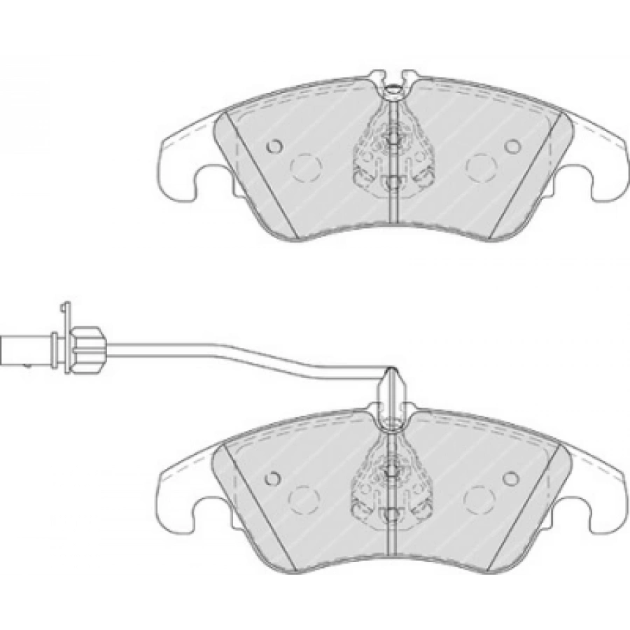 FREN BALATASI ÖN GDB1768 / LP2077 A4-A5-A6-A7-Q5 BM 08-