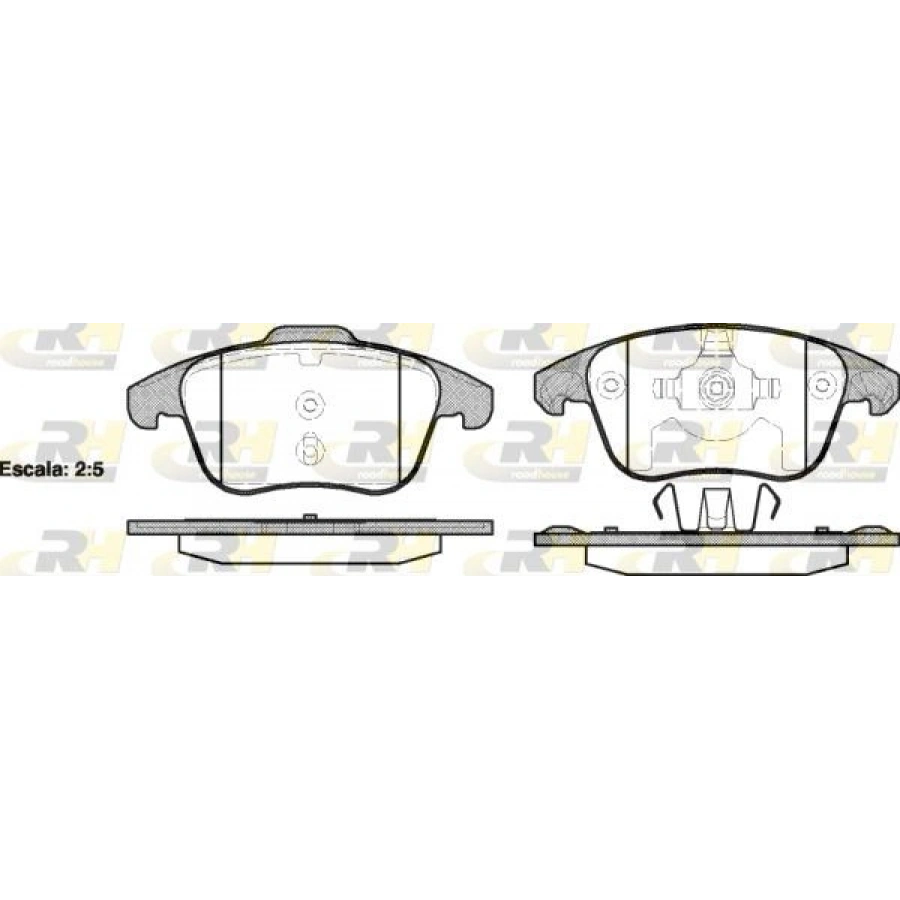 FREN BALATASI ÖN GOLF II III 7597 PASSAT III 8088 CORDOBA 9399 IBIZA 9399 TOLEDO 9199 VENTO 9198