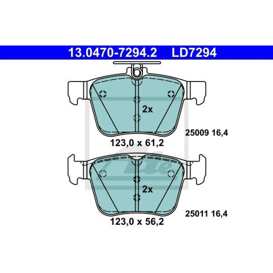 GDB1357 FREN BALATASI ÖN GOLF IV BORA 9705 POLO 99 OCTAVIA 97 LEON TOLEDO 9906 IBIZA 02 AUDI
