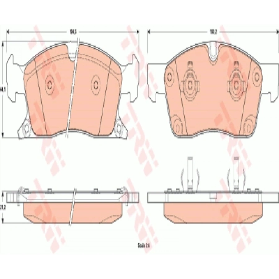 FREN BALATASI ÖN GRAND CHEROKEE/JEEP/CHRYSLER BM 10-