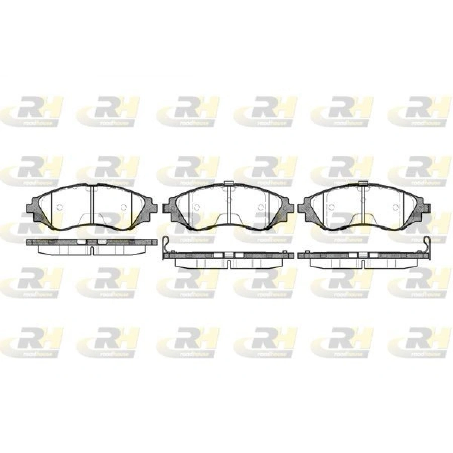 FREN BALATASI ÖN LACETTI 1.4 1.6 1.8 2.0D 04 NUBIRA 1.4 1.6 1.8 2.0D 04