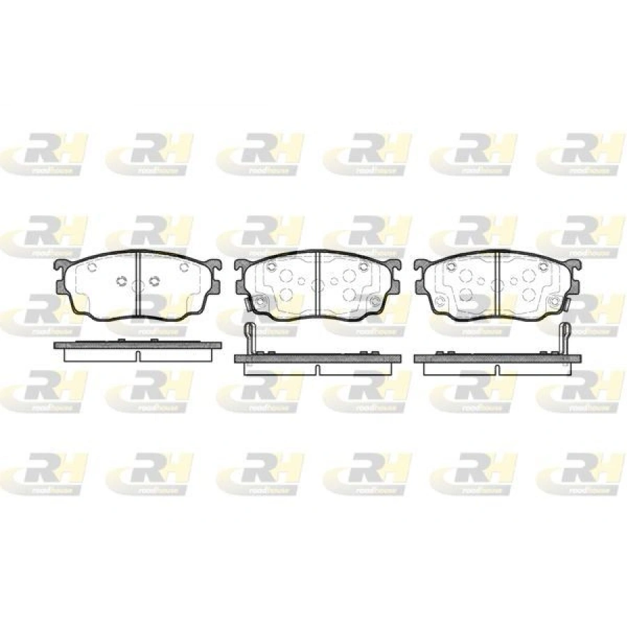 FREN BALATASI ÖN MAZDA 6 1.8 02 1.8MZR 2.0MZR 2.2 MZR 2.5MZR 07 09