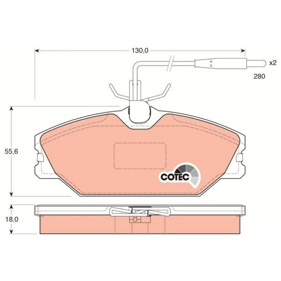 FREN BALATASI ÖN MEGANE 99 LAGUNA 9501 SCENIC 9903 LOGAN 99 SAFRANE 96 00