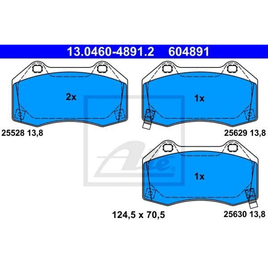 FREN BALATASI ÖN MERCEDES W213 W205 C SERISI 15 E SERISI 16 GLC SERISI 15 A205 C205 A238 X253