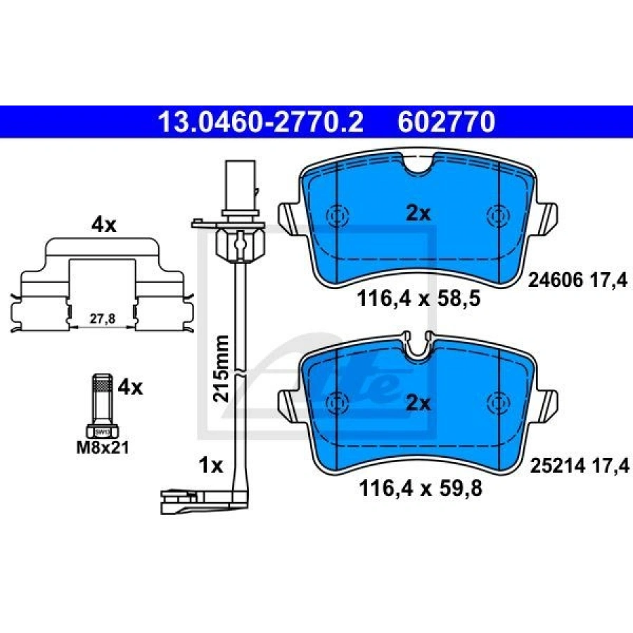FREN BALATASI ÖN A8 3.0
