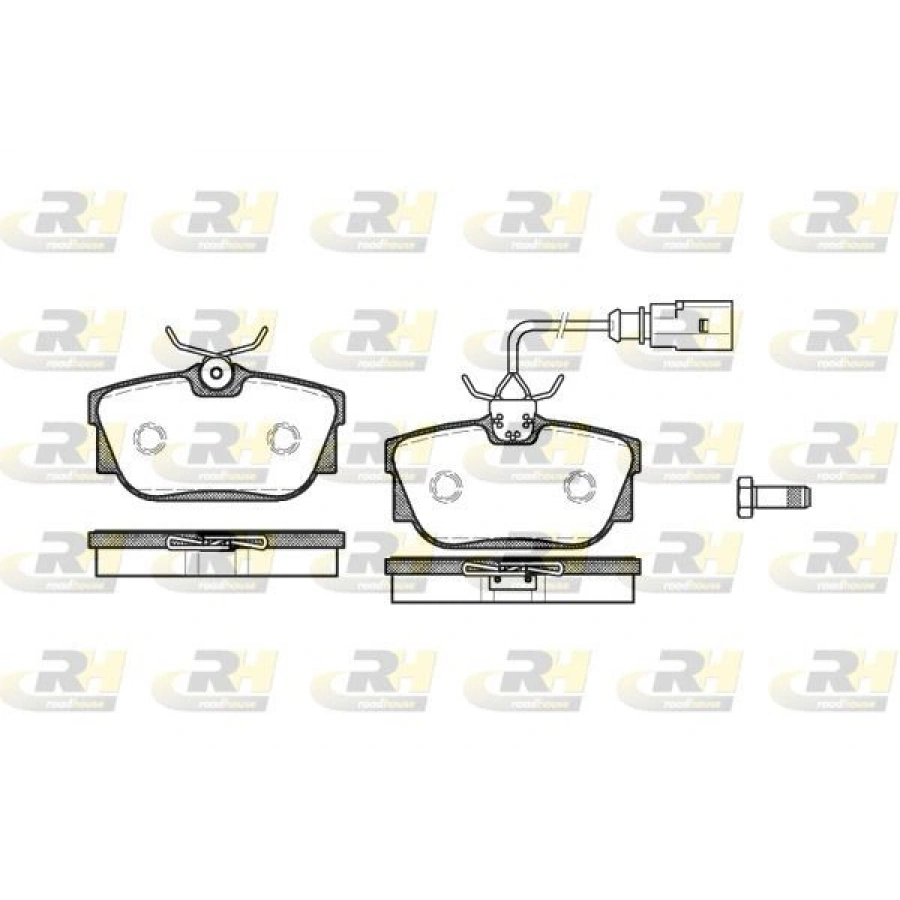 FREN BALATASI ÖN PHOETON 6.0 W12 02 3.0 V6 TDİ 07 13 5.0 V10 TDI 02 A6 RS6 0205 18JNT