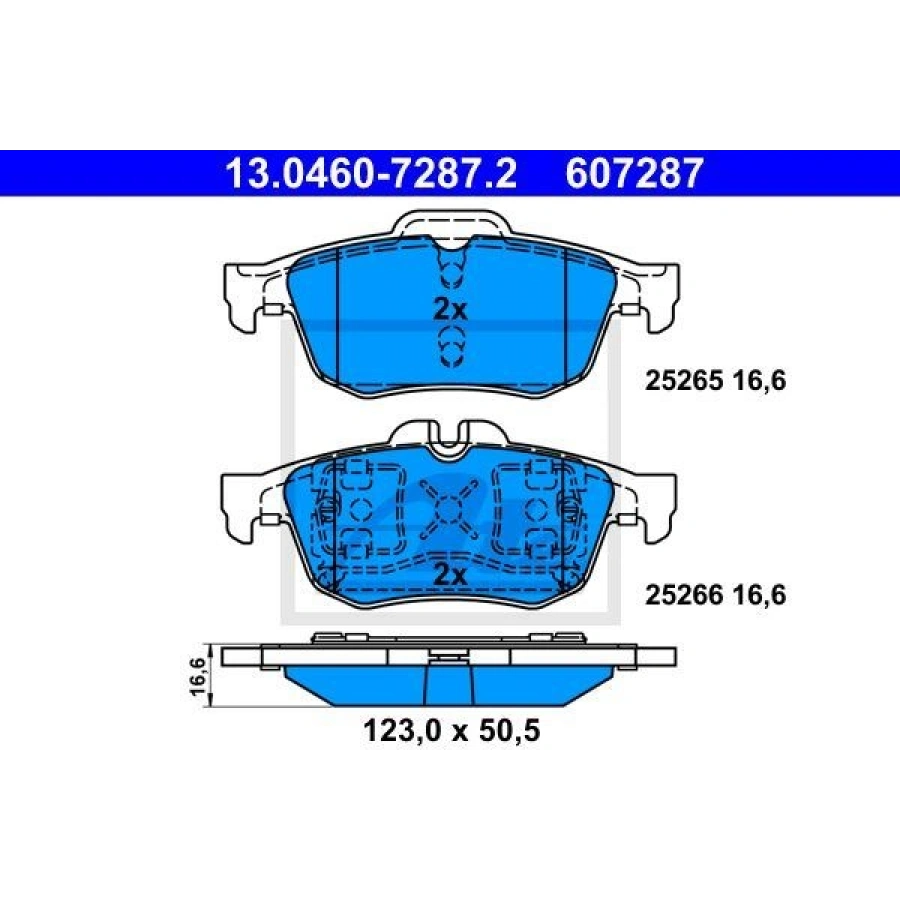 FREN BALATASI ÖN PUNTO EVO 1.2 1.3D 1.4 0912 PUNTO 0.9 1.2 1.3D 1.4 12 500 0.9 09 10