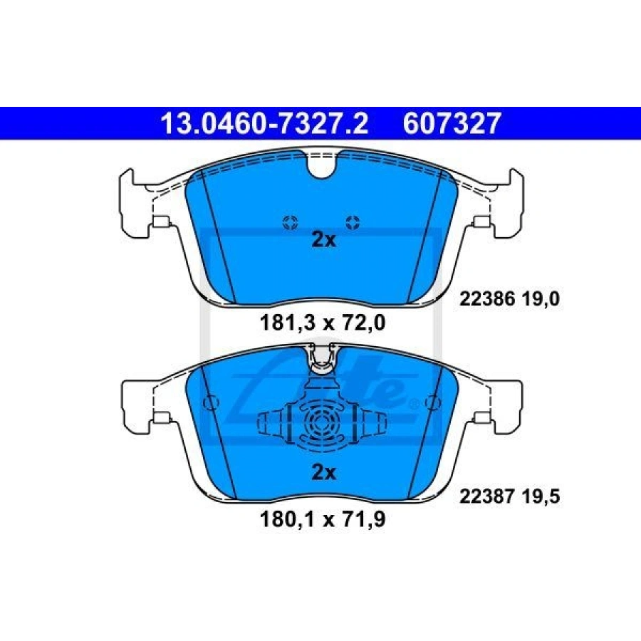 FREN BALATASI ÖN S90 II (234) 15 V90 II (235) 16 XC60 II (246) 15 XC90 II (256) 15