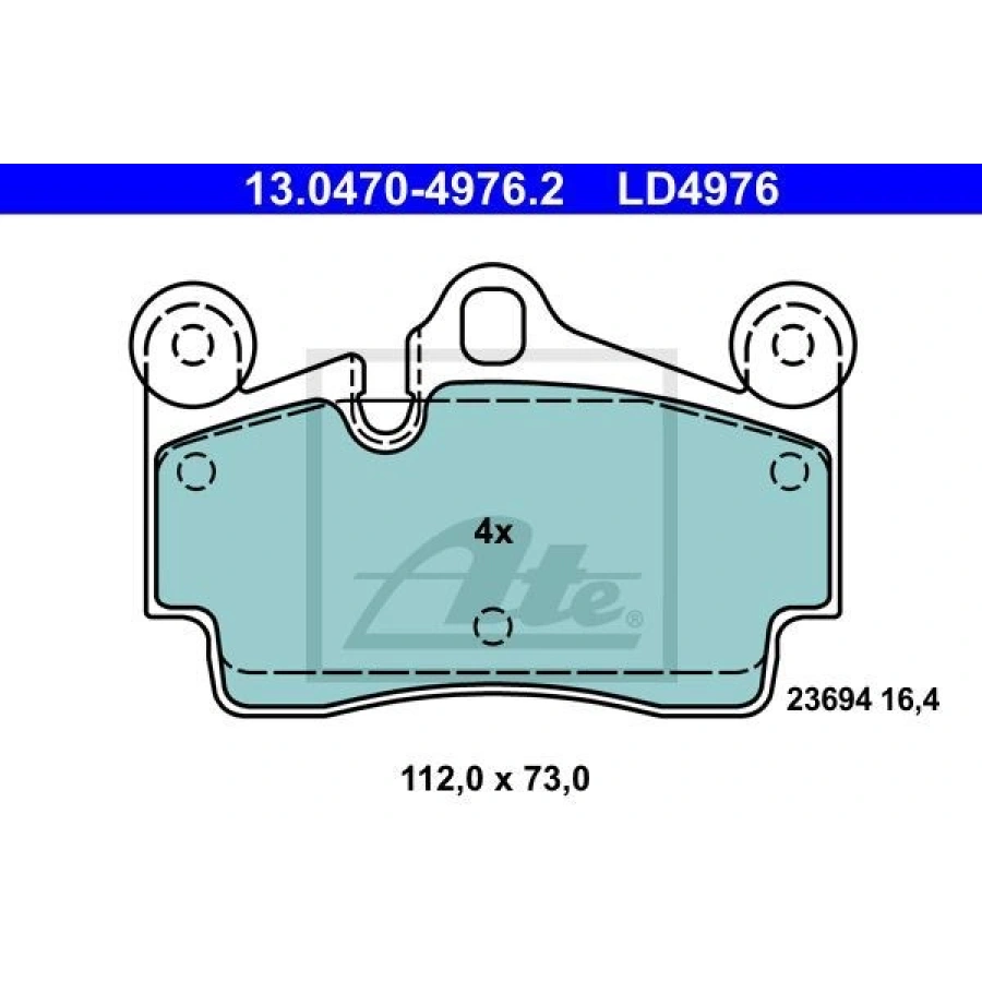 FREN BALATASI ÖN TOUAREG 7L 02 CAYENNE 02 17 INC