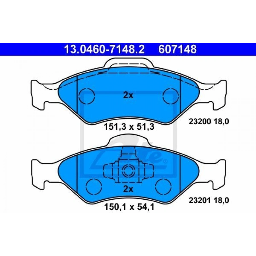 FREN BALATASI ÖN TRANSPORTER T4 954.03 SHARAN 95 10 GALAXY 00 FİŞLİ