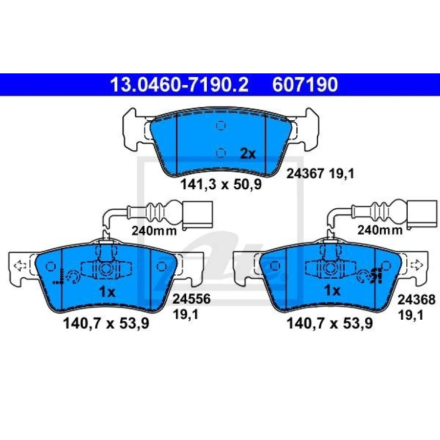 FREN BALATASI ÖN TRANSPORTER T6