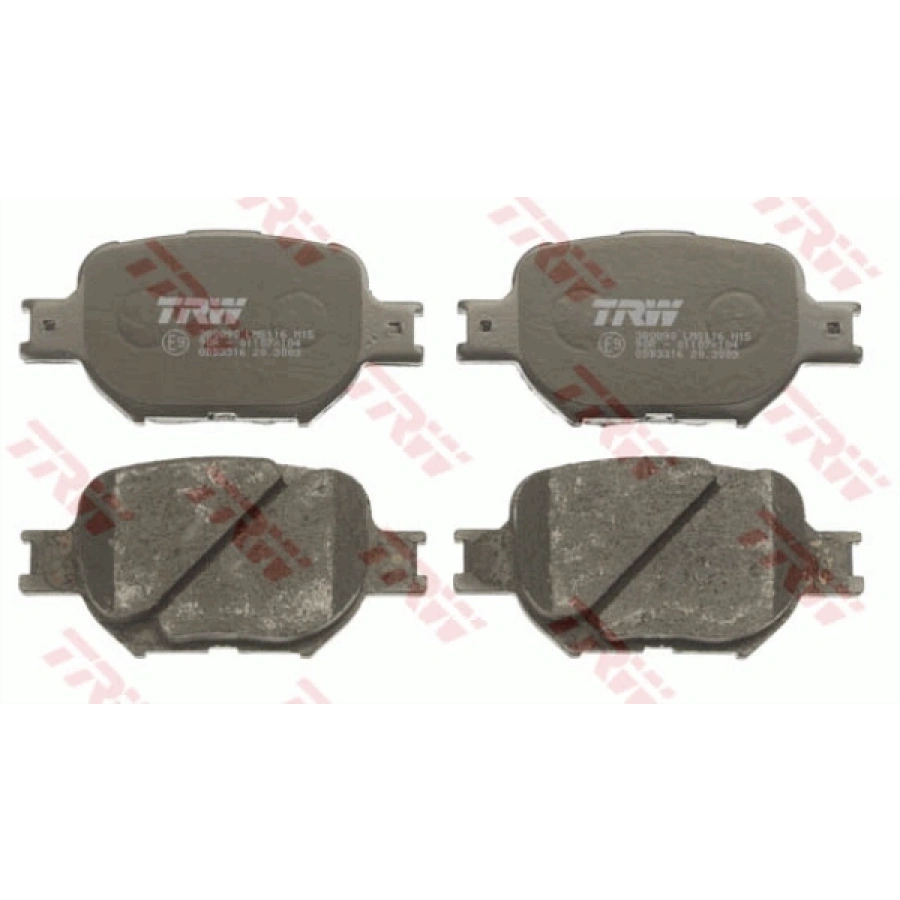 FREN BALATASI ÖN . VERSO (E12) 1.8/2.0 D4D 1.8:2.0 D4D 02-03