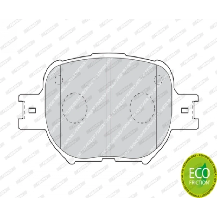 FREN BALATASI ÖN . VERSO (E12) 1.8/2.0 D4D 1.8:2.0 D4D 02-03