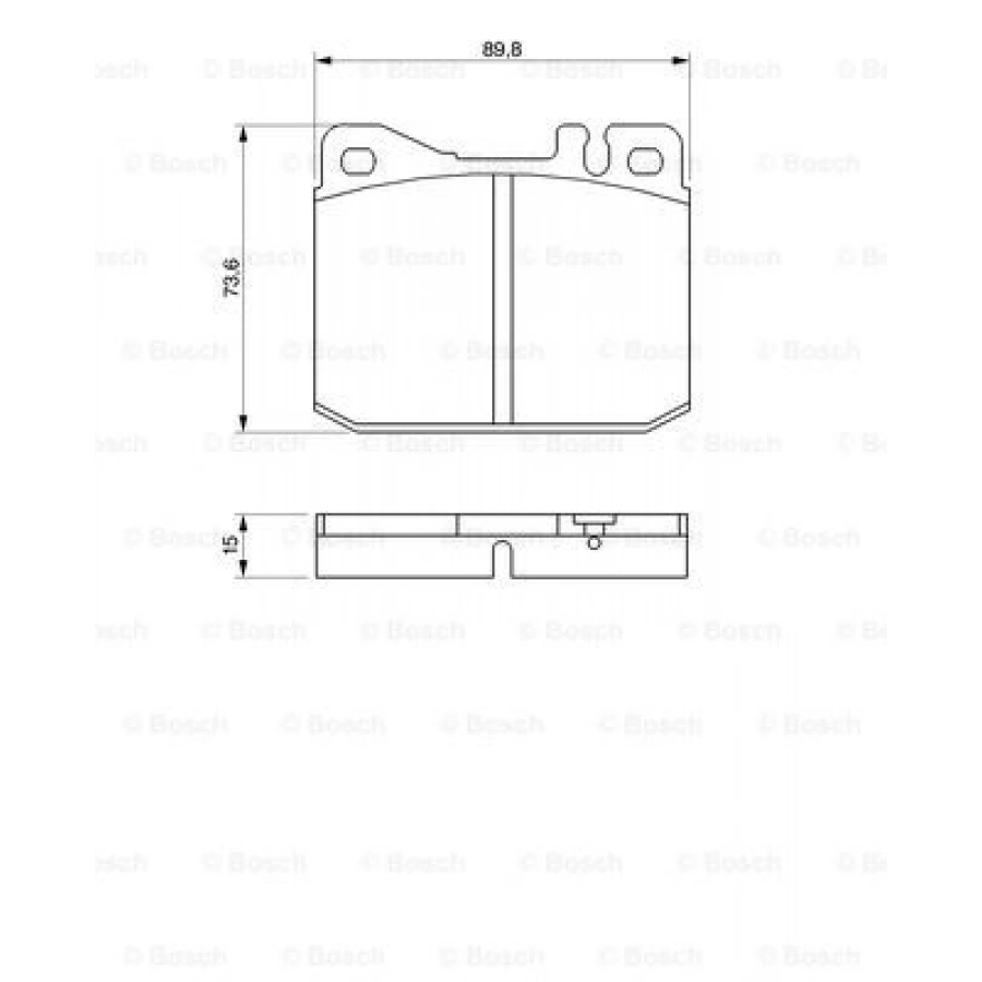 FREN BALATASI ÖN W123 BM 76-90