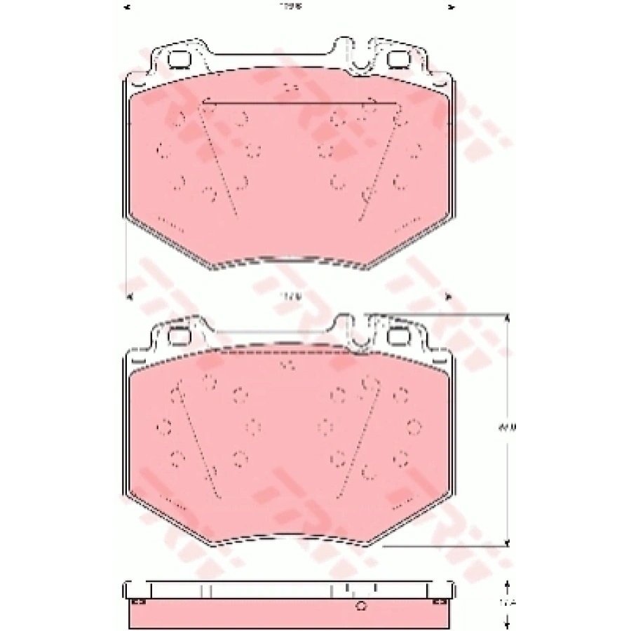 FREN BALATASI ÖN W220 BM 2007-2016