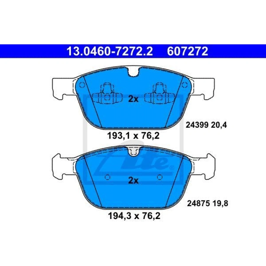FREN BALATASI ÖN XC90 02>12