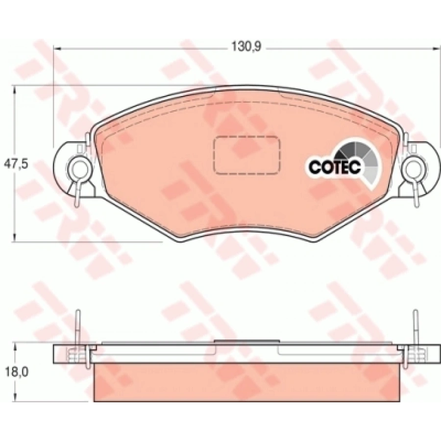 FREN BALATASI ÖN YAYLI 206 BM 00-