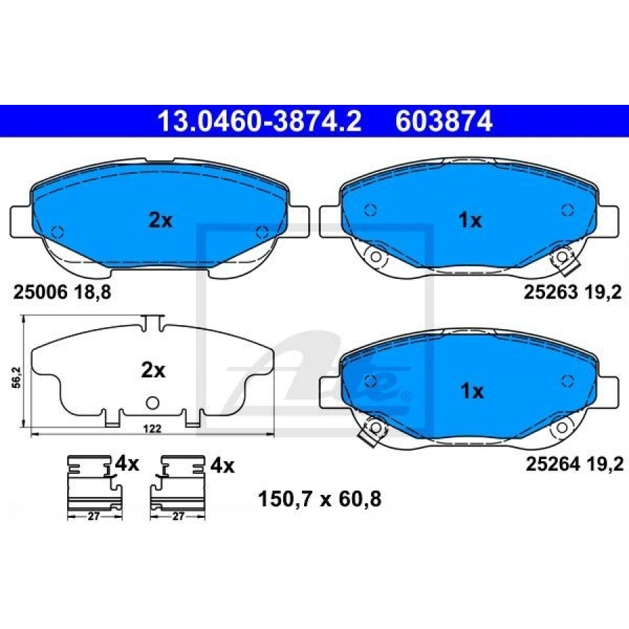 FREN BALATASI SETİ. DİSKLİ FREN