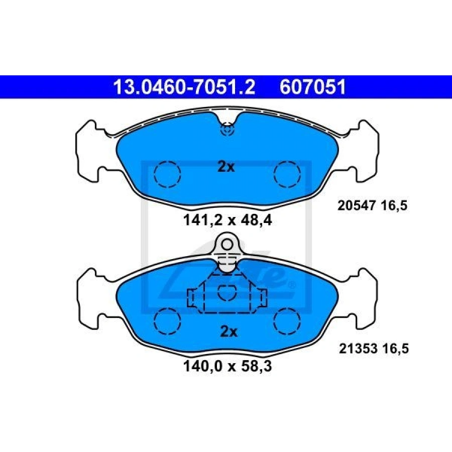 FREN BALATASI VAUXHALL CAVALIER MK III HATCHBACK 0