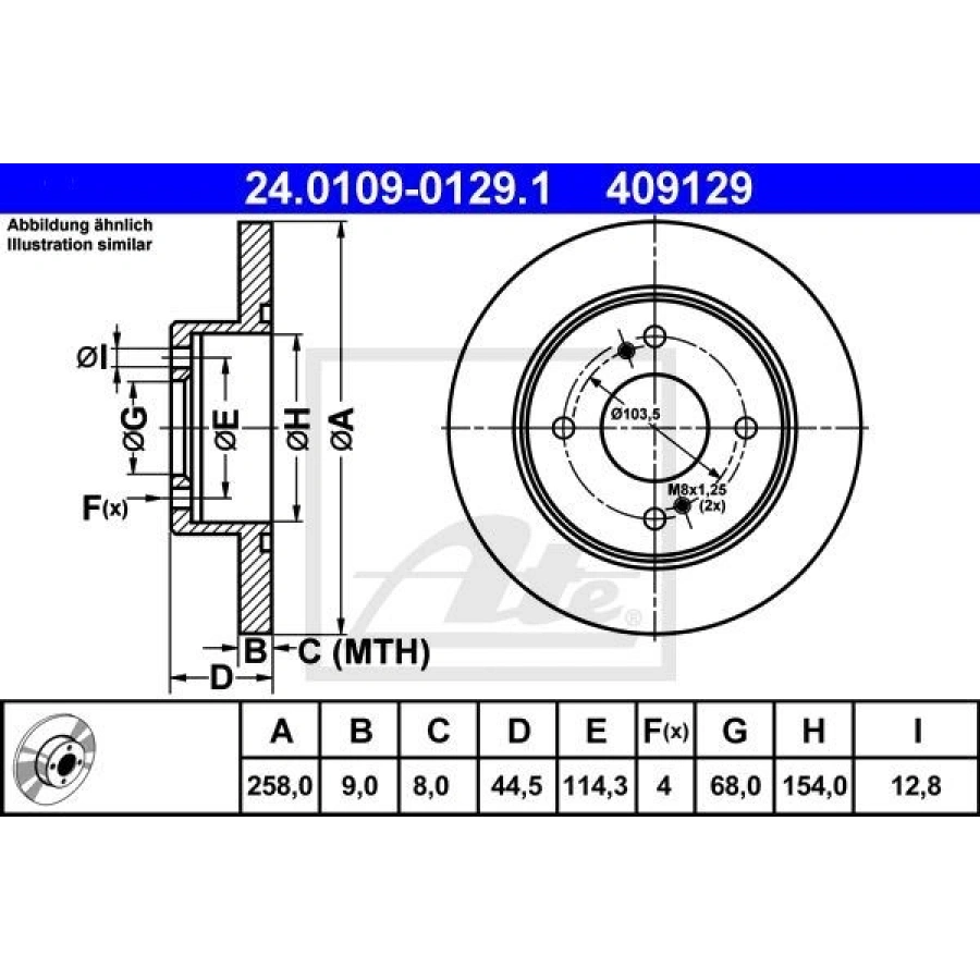 FREN DİSKİ STANDART