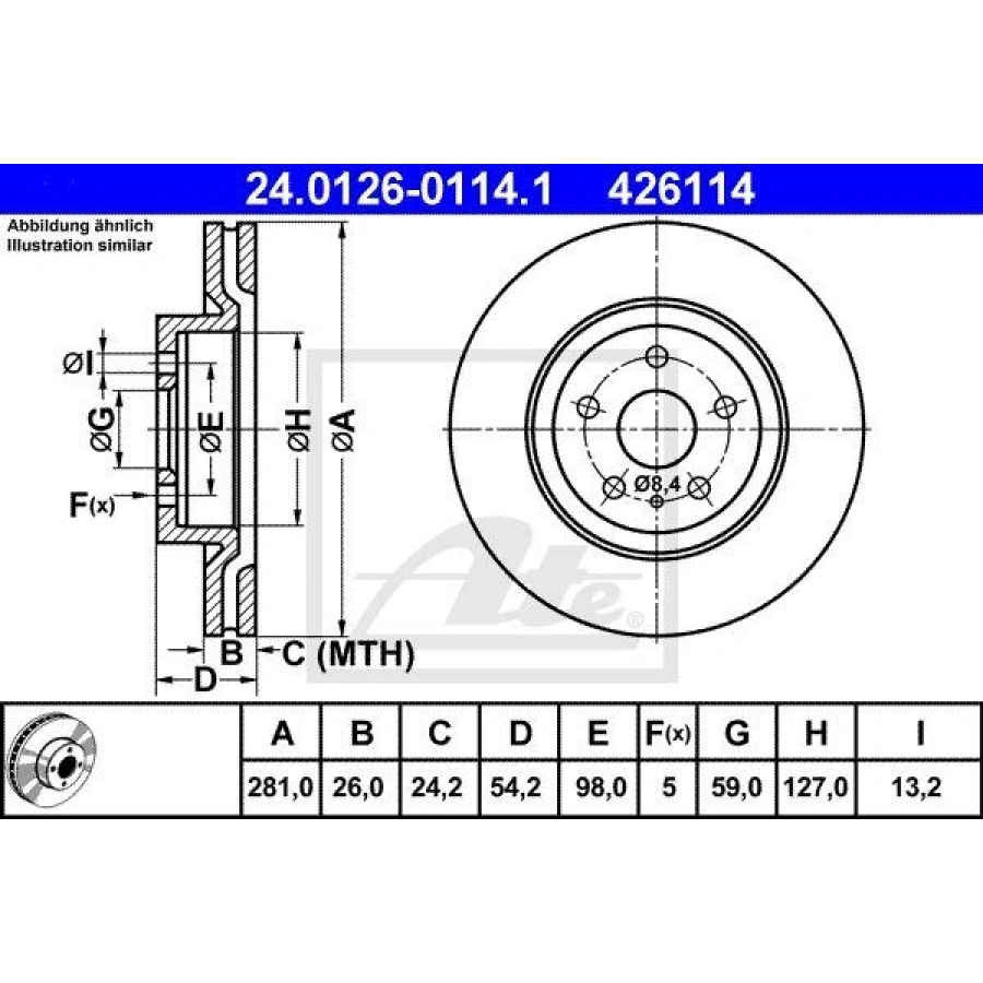 FREN DİSKİ ÖN STANDART