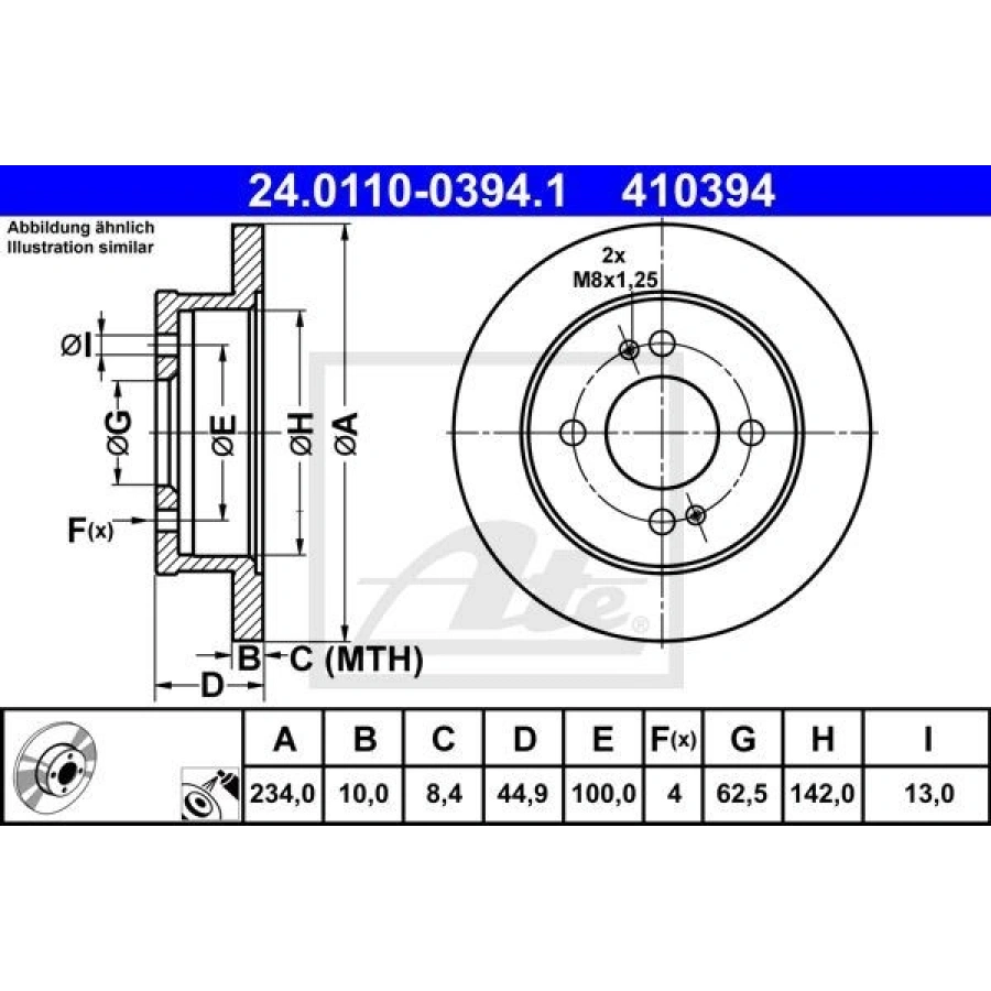 FREN DİSKİ STANDART