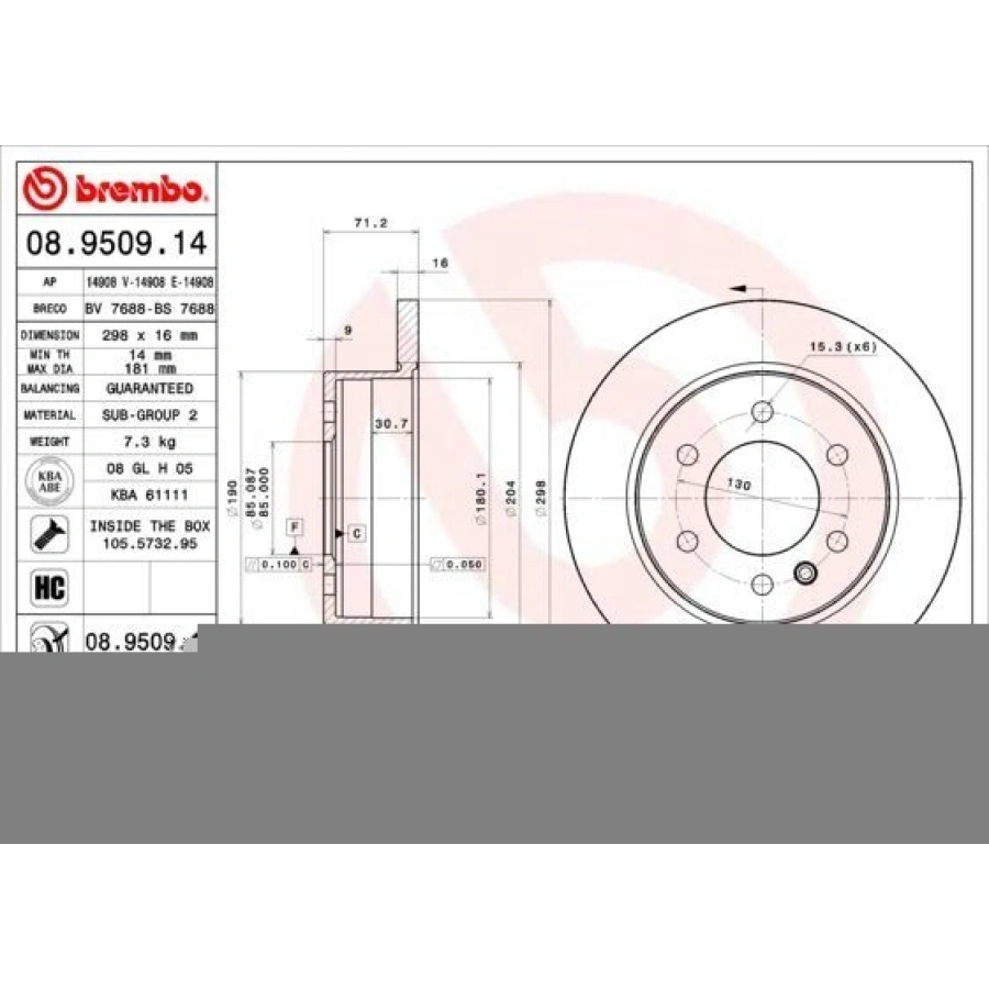 FREN DİSKİ ÖN CORDOBA 9302 IBIZA 9302 GOLF 8299 JETTA 8291 POLO 9501 TOLEDO -99