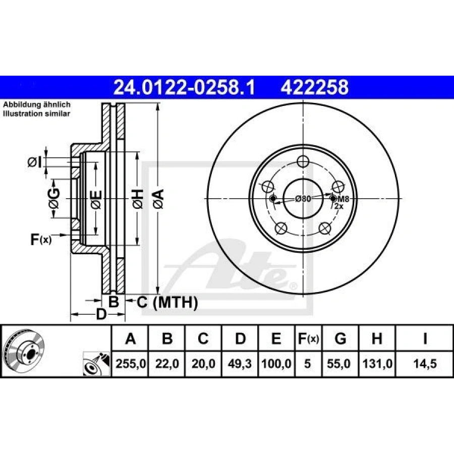 FREN DİSKİ STANDART