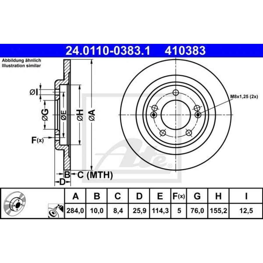 FREN DİSKİ STANDART
