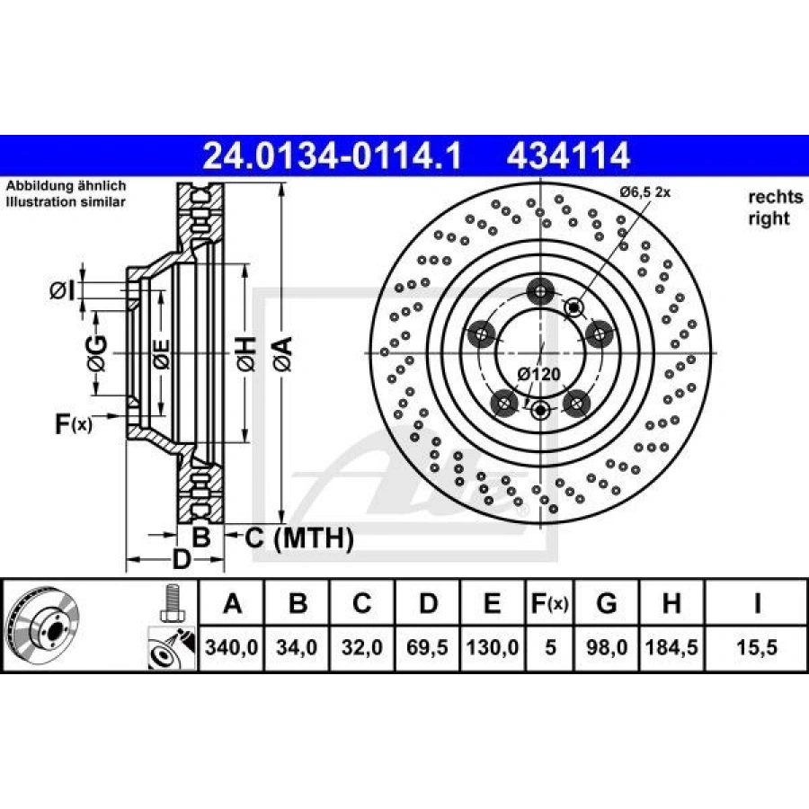 FREN DİSKİ ÖN STANDART E65 E66 E67