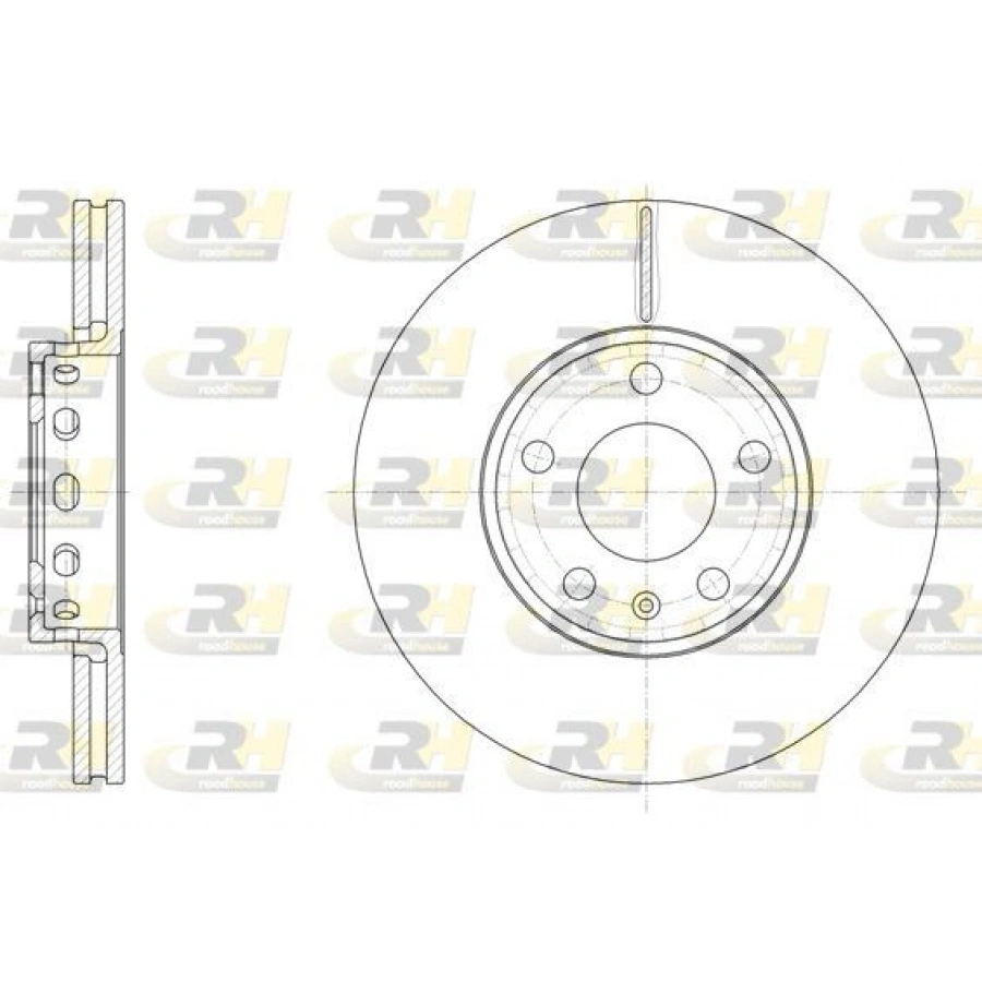 FREN DİSKİ ÖN SPORT ( DELİKLİ YÜKSEK KARBONLU ) VW AMAROK 2HA 2011-2022