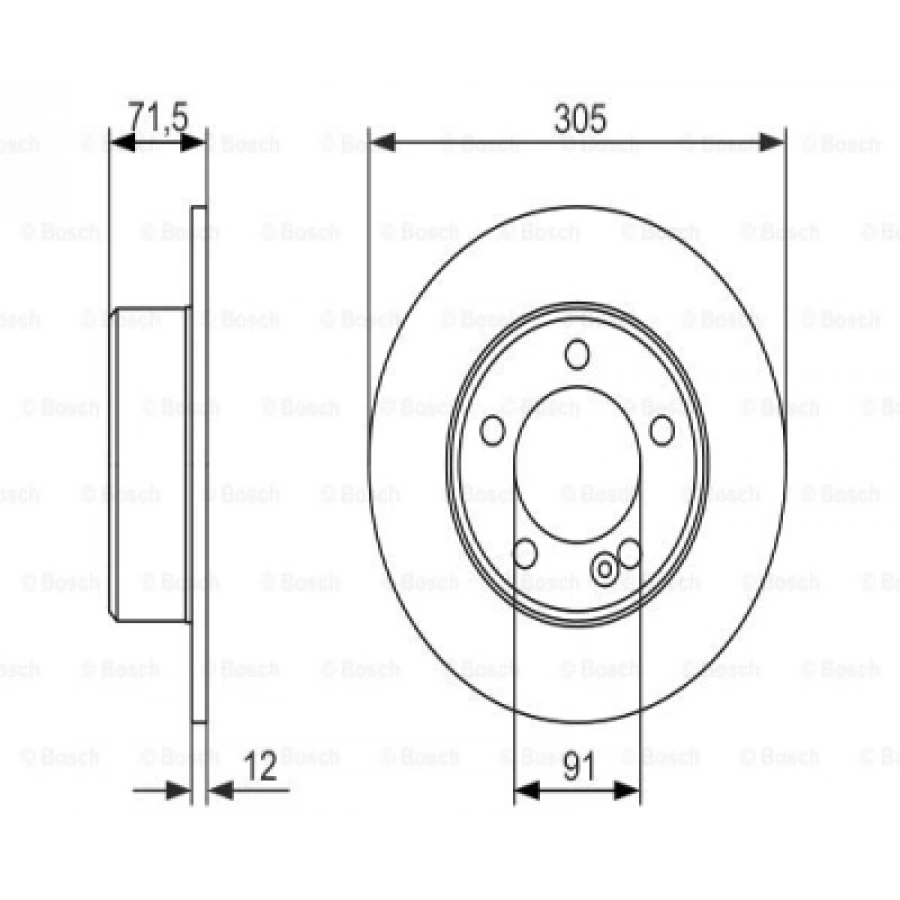 FREN DISKI ARKA 305 MM MASTER III BM 08-