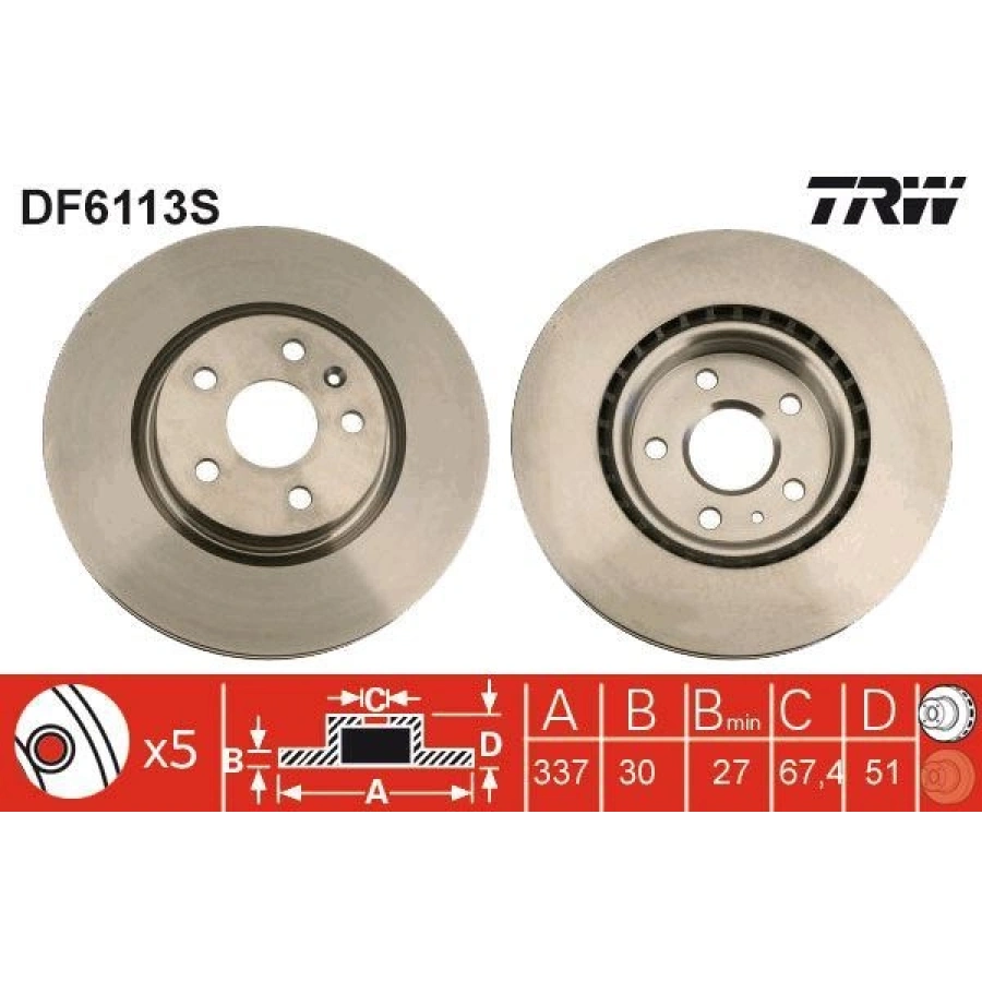 FREN DİSKİ ARKA 4D 240MM COMBO CORSA C TIGRA 0009