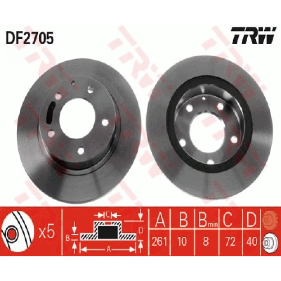 FREN DISKI ARKA . 626 (GE, GF) 2.0 92-01
