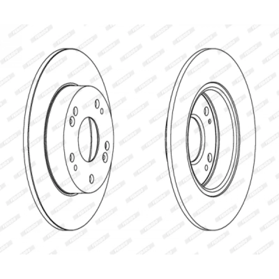 FREN DISKI ARKA . ACCORD (CL) 2.0:2.4 03-08