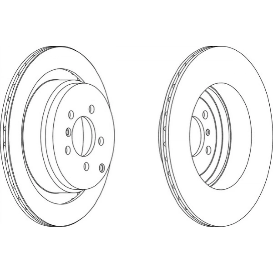 FREN DISKI ARKA ADET LAND ROVER RANGE ROVER III 3.0 D-4.4 D 02-12